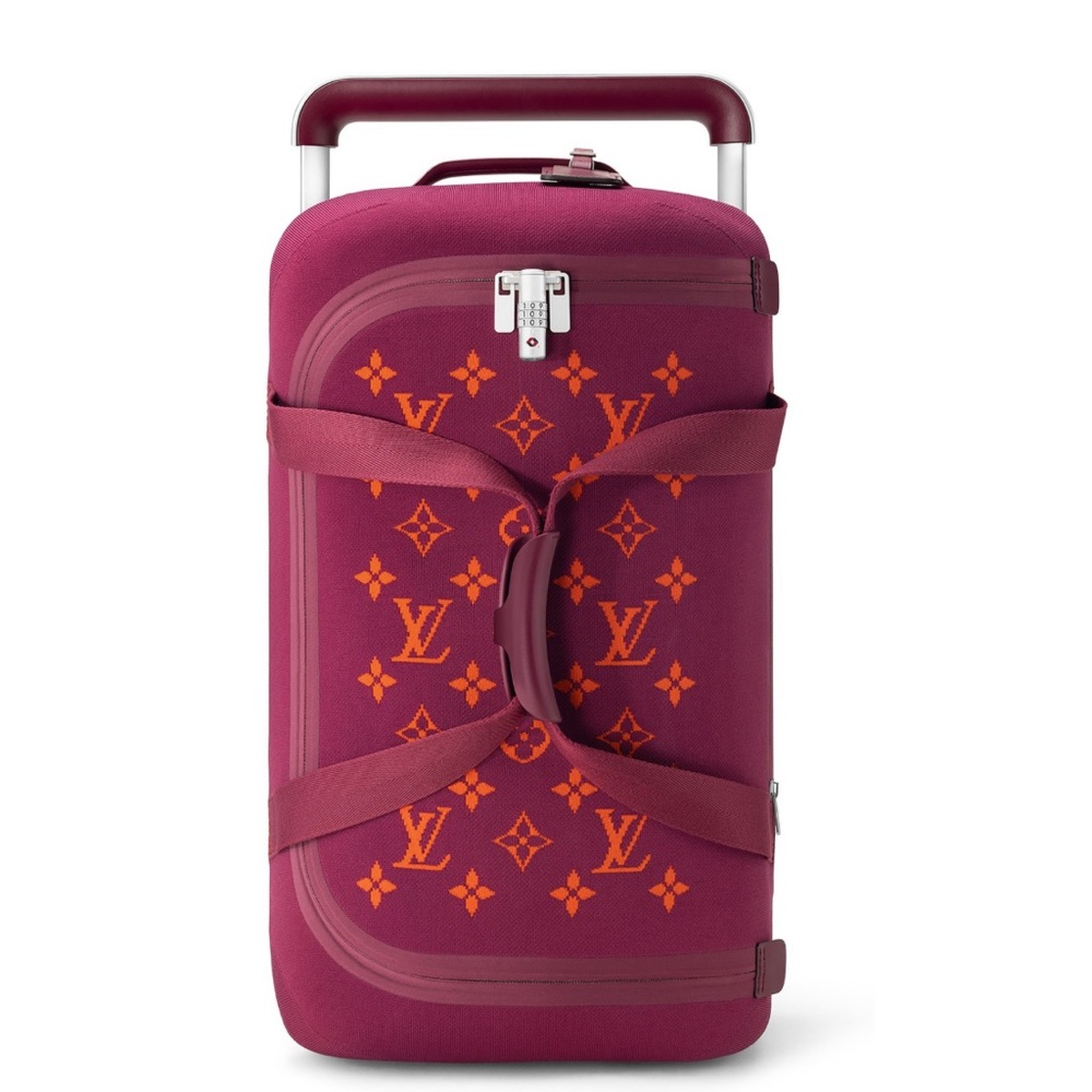 NWT RARE LOUIS VUITTON HORIZON SOFT DUFFLE 55 ROUGE